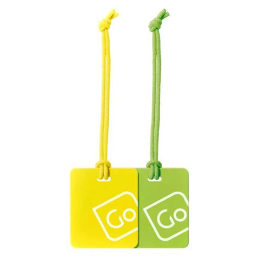 Picture of LUGGAGE TAG TWIN PACK YELLOW/GREEN